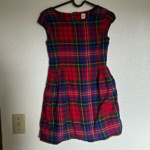 Gap Kids plaid dress. Size large. Size 10.